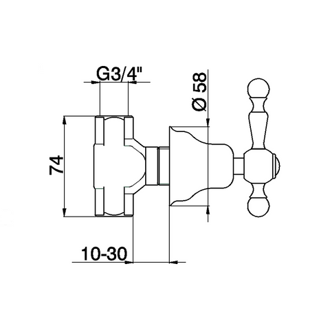 Cisal - Arcana America - Built In Stop Valve