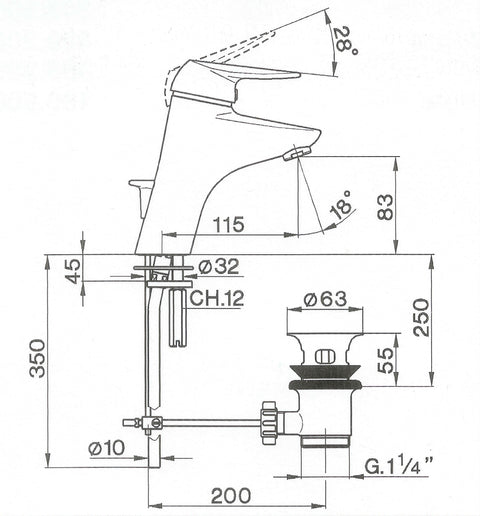 Cisal - Artu - Single Lever Basin Mixer