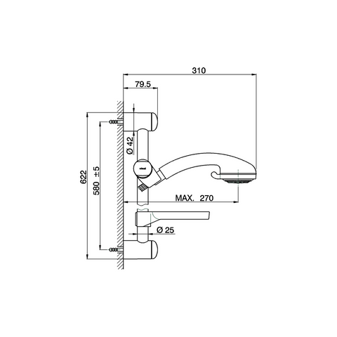 Cisal - Docce - Pegaso Sliding Rail