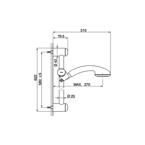Cisal - Docce - Perseo Sliding Rail