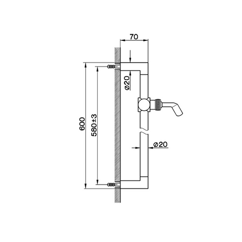 Cisal - Docce - Sliding Bar 20