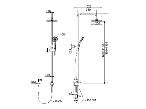 Cisal - Docce - Shower Column Set