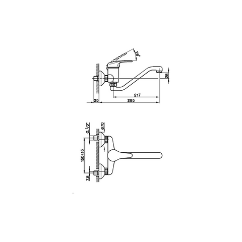 Cisal - Europa - Single Lever Bath Mixer