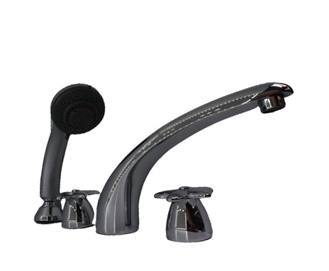 Cisal - Ginvera Ceramica - 4 Hole Duplex Jacuzzi Bath Mixer