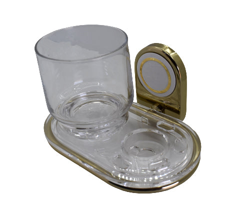 Haceka - La Ronde - Glass Holder with Toothbrush