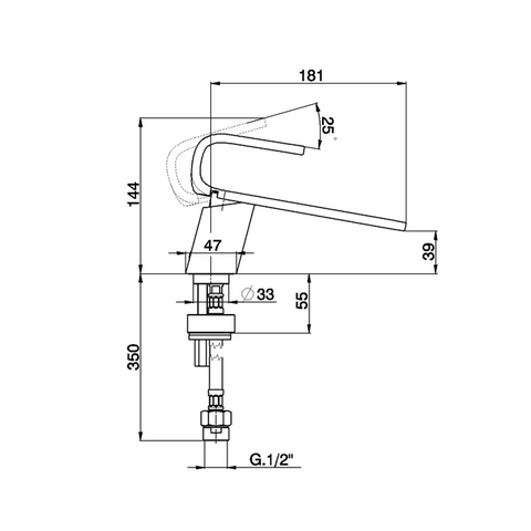 Cisal - Kawa - Single Lever Basin Mixer