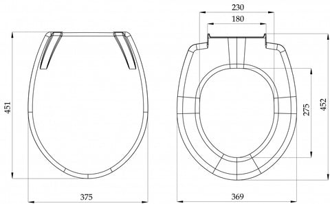 Nikiplast - Accessories - Plastic Toilet Seat Magnolia