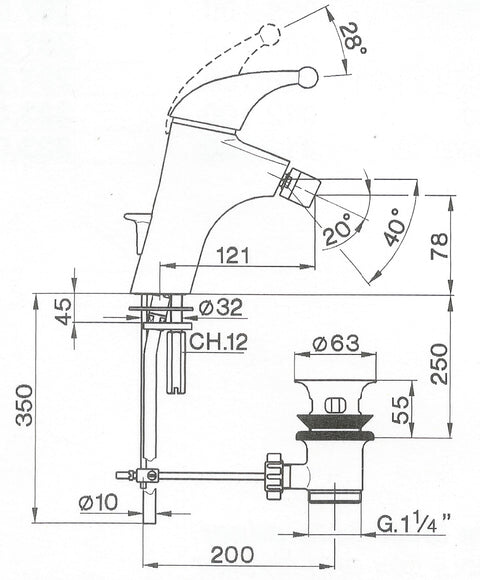 Cisal - Merlino - Single Lever Bidet Mixer