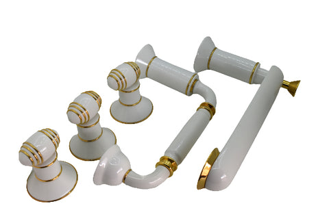 Cisal - Nirvana - 4 Hole Duplex Jacuzzi Bath Mixer