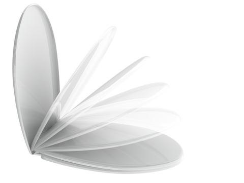 Nikiplast - Accessories - Plastic Toilet Seat Magnolia