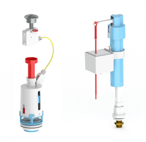 Nikiplast - Flush System - Flush Valve Storm Kit with Bottom Inlet