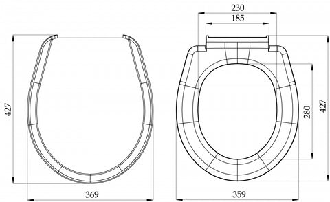 Nikiplast - Accessories - Plastic Toilet Seat Orhidea