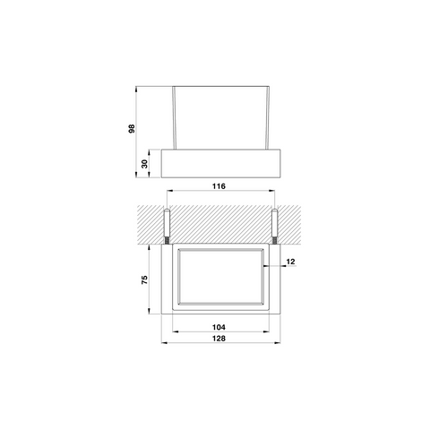 Cisal - Quad - Glass Holder