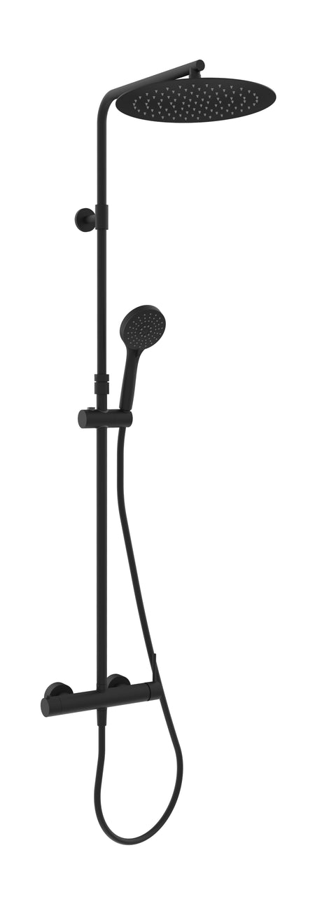 Huber - Round - 3 Function Single Lever Bath Mixer