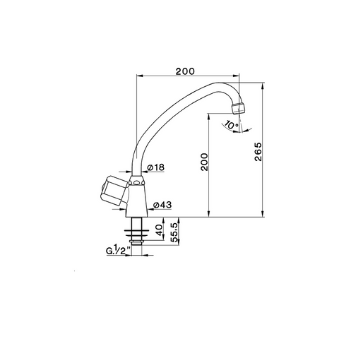 Cisal - TR - Single Water Tap