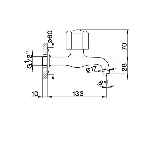 Cisal - TR - Single Water Tap