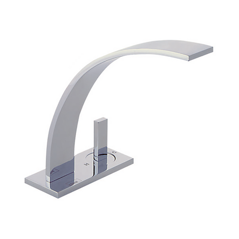 Cisal - Wave - Single Lever 2 Hole Basin Mixer