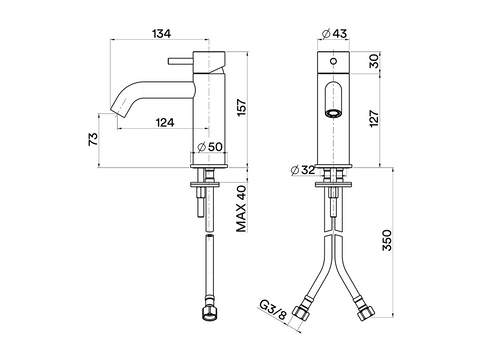 Cisal - Xion - Single Lever Basin Mixer