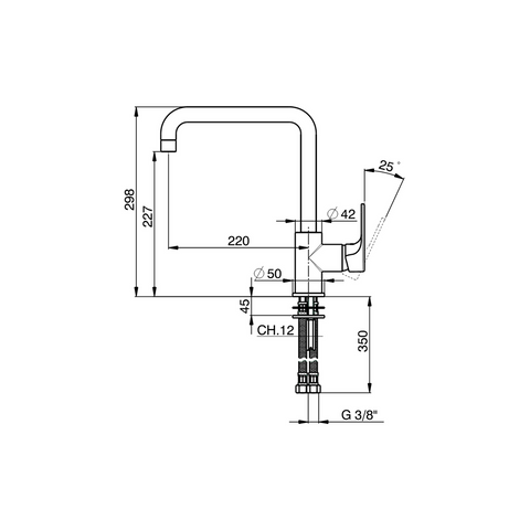 Cisal - Alma - Single Lever Sink Mixer