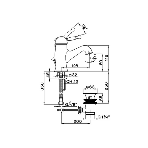 Cisal - Arcana Royal - Single Lever Basin Mixer