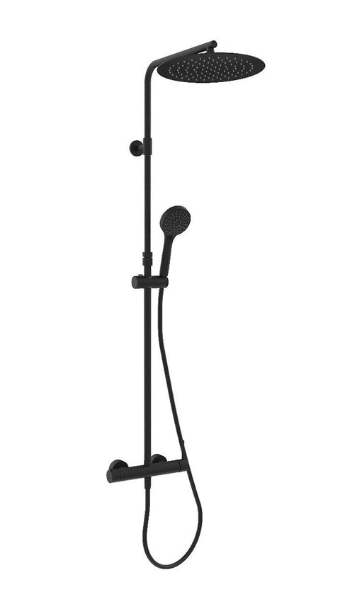 Huber - Round - 3 Function Single Lever Bath Mixer