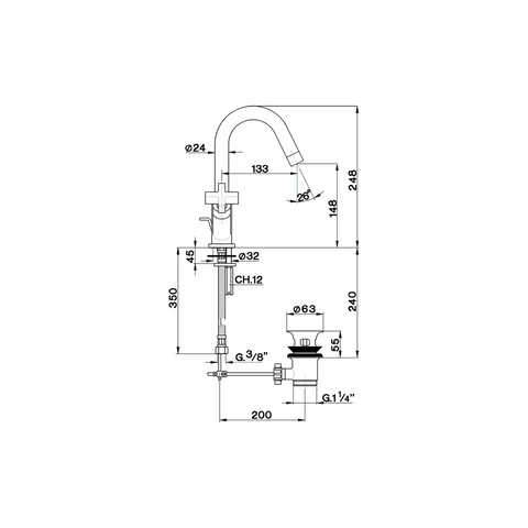 Cisal - Barcelona - Duplex Basin Mixer