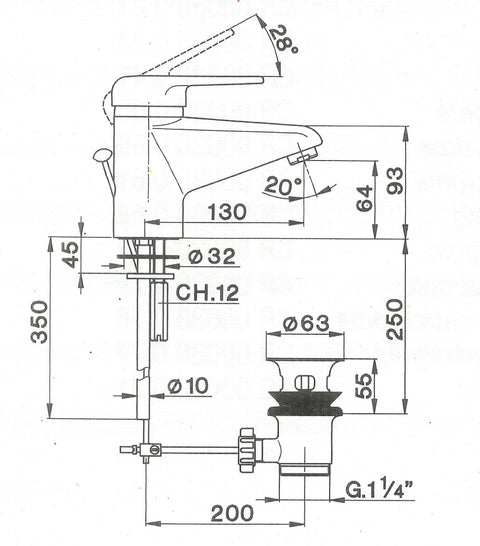 Cisal - Cronos - Single Lever Basin Mixer