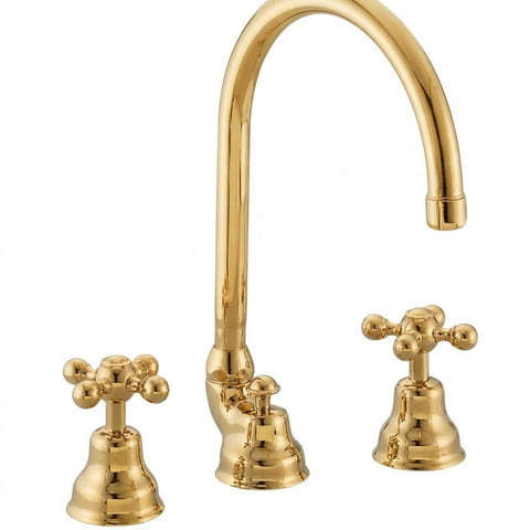 Cisal - Arcana - 3 Hole Duplex Basin Mixer with Spout