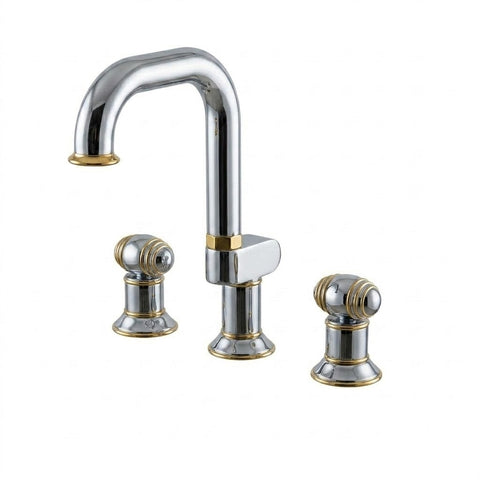 Cisal - Nirvana - 3 Hole Duplex Basin Mixer with Spout