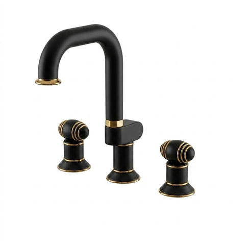 Cisal - Nirvana - 3 Hole Duplex Basin Mixer with Spout