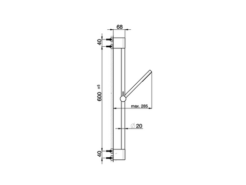Cisal - Docce - Lineaviva Sliding Rail