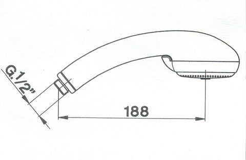 Cisal - Docce - Giove Handshower