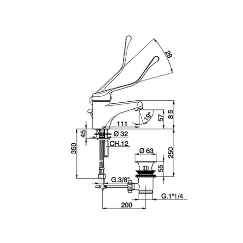 Cisal - Clinic - Single Lever Basin Mixer