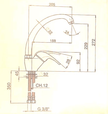 Cisal - Etna - Single Lever Sink Mixer