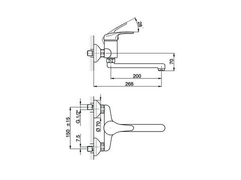 Cisal - Europa - Single Lever Sink Mixer