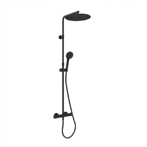 Huber - Round - 3 Function Single Lever Bath Mixer
