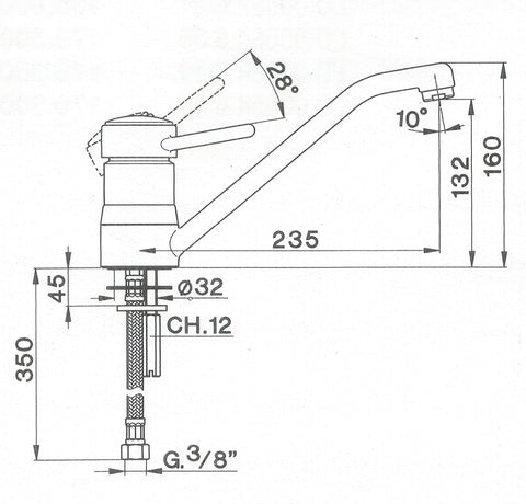 Cisal - Logic - Single Lever Sink Mixer