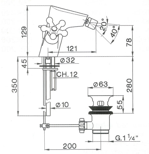 Cisal - Morgana - Duplex Bidet Mixer