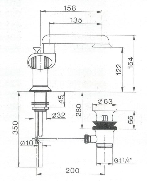 Cisal - Nirvana - Duplex Basin Mixer