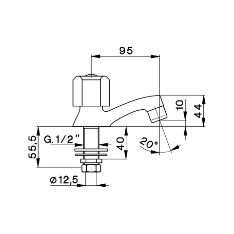 Cisal - TR - Single Water Tap