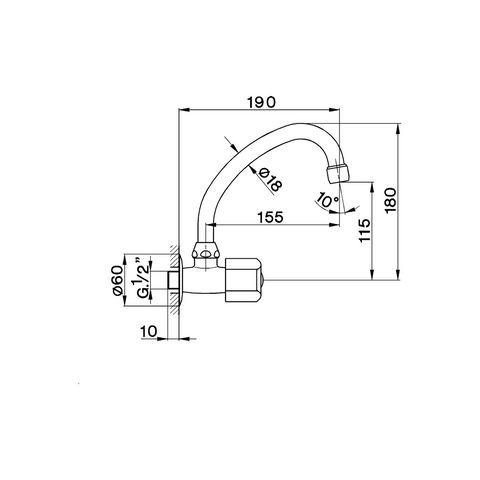 Cisal - TR - Single Water Tap