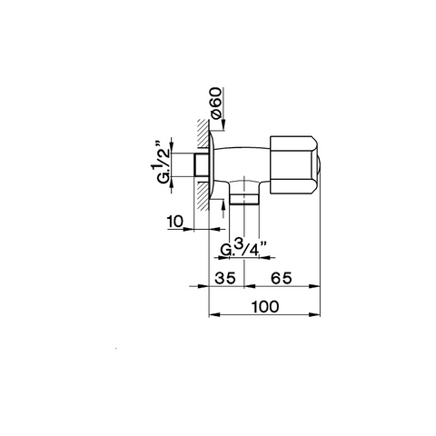 Cisal - TR - Single Water Tap without Spout