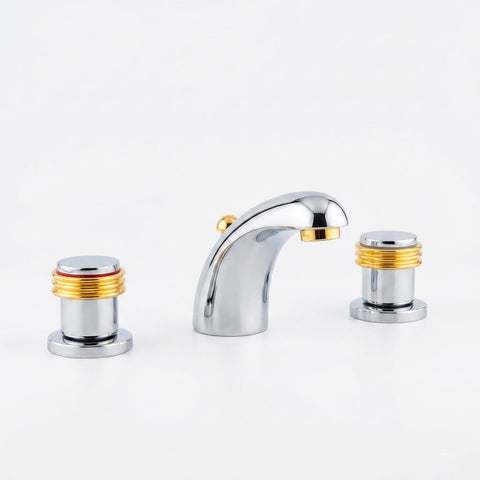 Cisal - Sultano - 3 Hole Duplex Basin Mixer