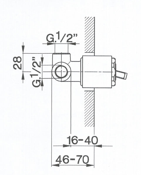 Cisal - Futurity - Single Lever Built In Bath Mixer